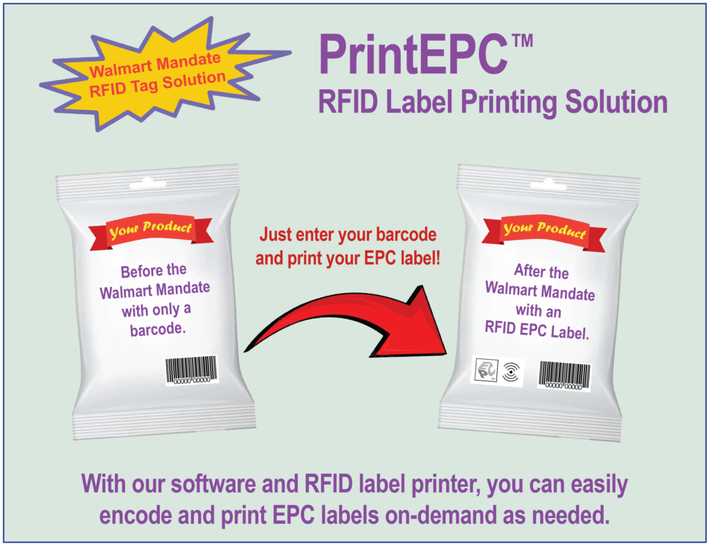 PrintEPC™ • The All-In-One Solution to meet the RFID requirements of the Walmart Mandate.