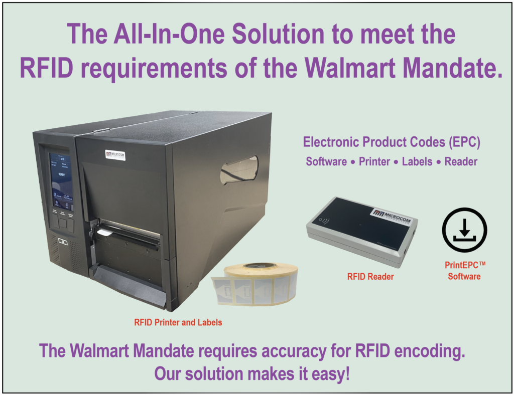 PrintEPC™ • The All-In-One Solution to meet the RFID requirements of the Walmart Mandate.