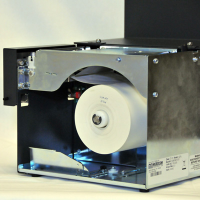 Microcom 428L Linerless Label Printer (open)