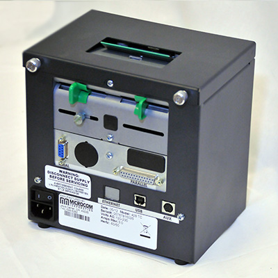 Microcom 438TC Desktop Thermal Printer (back)